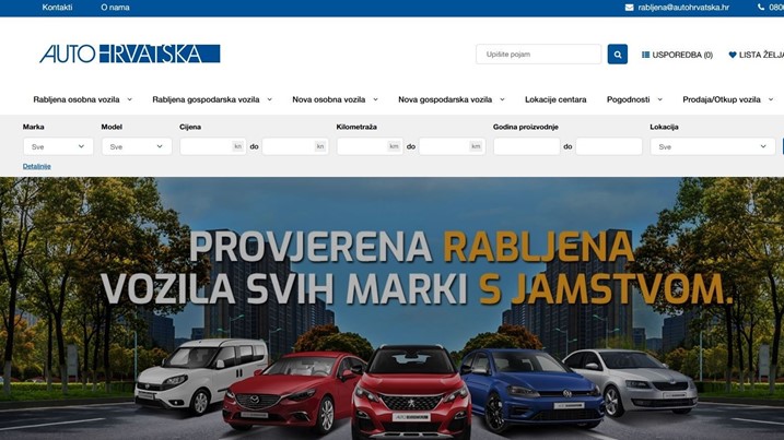 Auto Hrvatska - rabljena vozila